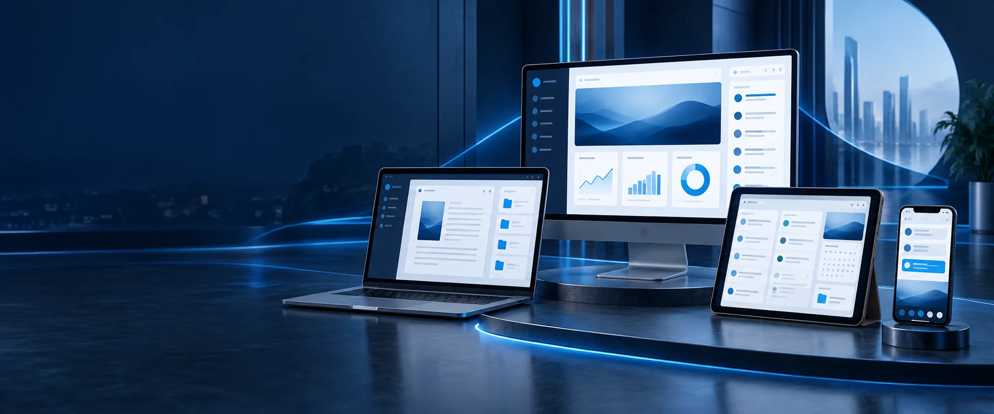 Apps and software across multiple devices